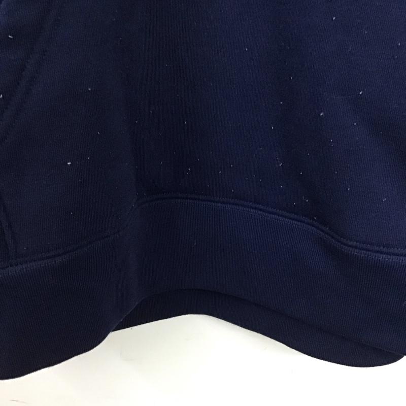 ザノースフェイス THE NORTH FACE パーカー 長袖 nt61507 フード付きパーカー プルオーバーパーカー S ロゴ、文字 紺 / ネイビー /  メンズ USED 古着 中古 10141647