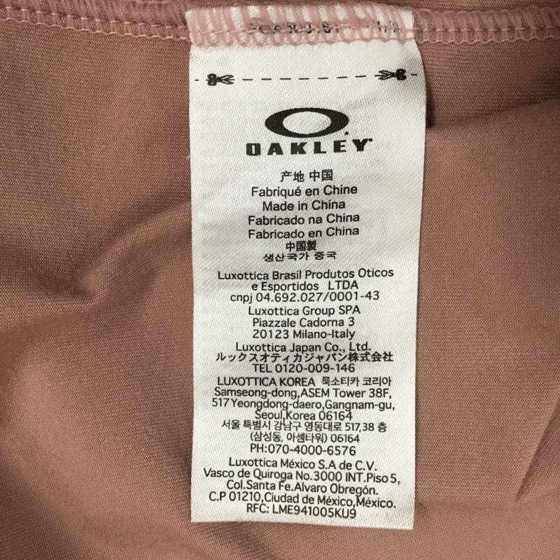 オークリー OAKLEY Tシャツ 半袖 半袖カットソー プリントTシャツ クルーネックカットソー L 無地 桃 / ピンク /  メンズ USED 古着 中古 10117102