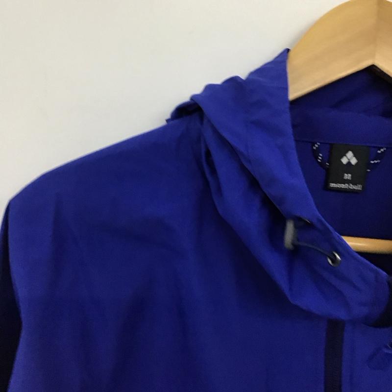 モンベル mont-bell ジャケット、上着 ジャンパー、ブルゾン ジップアップジャケット ナイロンジャケット アウター パーカー M ロゴ、文字 青 / ブルー /  メンズ USED 古着 中古 10149006