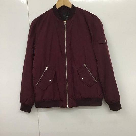 ザラ ZARA ジャケット、上着 ジャンパー、ブルゾン 3427 236 660 S 無地 えんじ / ワインレッド /  レディース USED 古着 中古 10131325