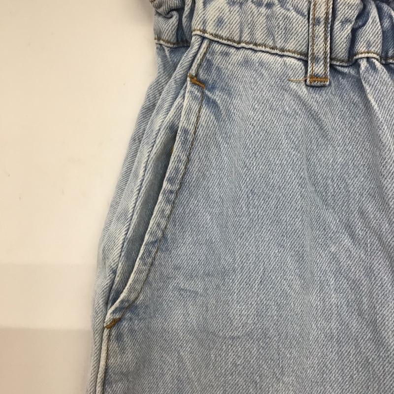 ザラ ZARA パンツ デニム、ジーンズ 34 無地 水色 / ライトブルー /  レディース USED 古着 中古 10139965