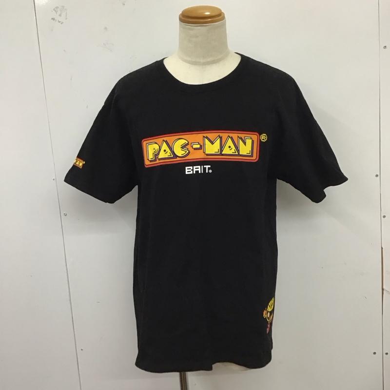 ベイト BAIT Tシャツ 半袖 半袖カットソー プリントTシャツ クルーネックカットソー L プリント 黒 / ブラック /  メンズ USED 古着 中古 10124016