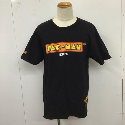 ベイト BAIT Tシャツ 半袖 半袖カットソー プリントTシャツ クルーネックカットソー L プリント 黒 / ブラック /  メンズ USED 古着 中古 10124016