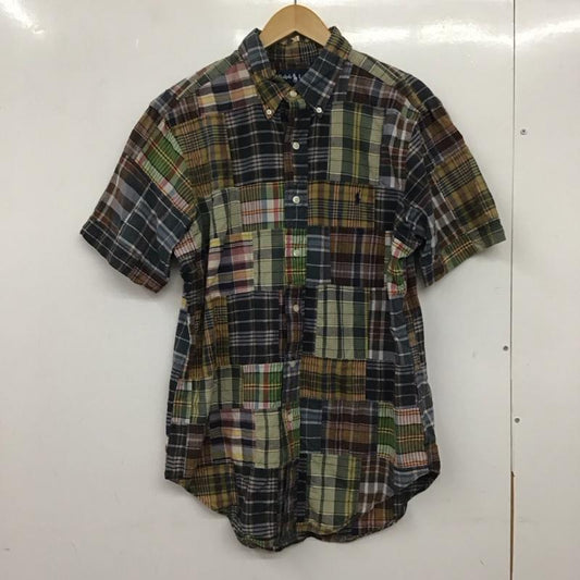 ラルフローレン RALPHLAUREN シャツ、ブラウス 半袖 半袖シャツ チェックシャツ ボタンダウンシャツ L チェック マルチカラー / マルチカラー /  メンズ USED 古着 中古 10136834