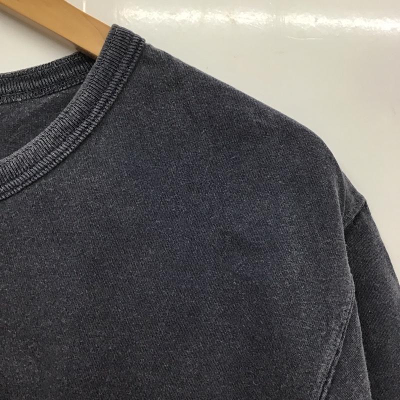 グッドオン Good On カットソー 半袖 半袖カットソー 無地Tシャツ ヘンリーネックカットソー L 無地 紺 / ネイビー /  メンズ USED 古着 中古 10131005