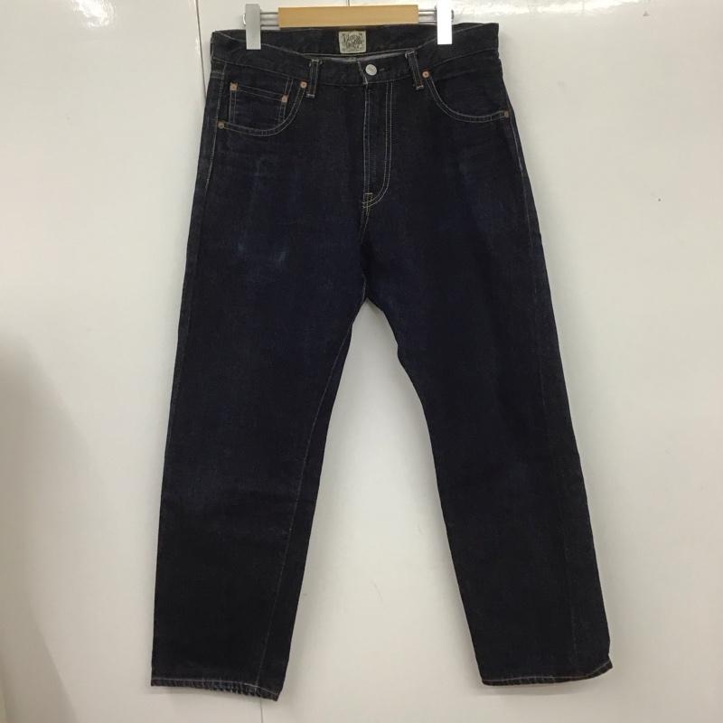 シックスティエイトアンドブラザーズ 68&brothers パンツ デニム、ジーンズ デニムパンツ ストレートパンツ ワイドパンツ カジュアルパンツ M 無地 インディゴ / インディゴ /  メンズ USED 古着 中古 10109303
