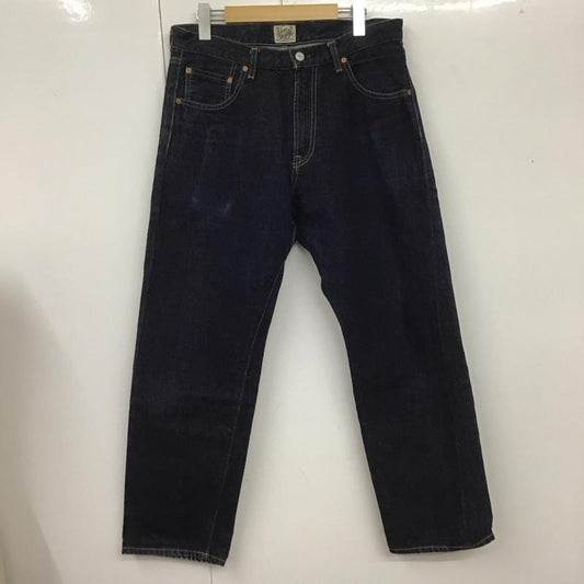 シックスティエイトアンドブラザーズ 68&brothers パンツ デニム、ジーンズ デニムパンツ ストレートパンツ ワイドパンツ カジュアルパンツ M 無地 インディゴ / インディゴ /  メンズ USED 古着 中古 10109303