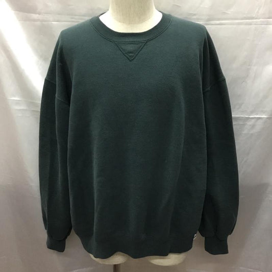 ラッセルアスレティック Russell Athletic トレーナー 長袖 XL 無地 緑 / グリーン /  メンズ USED 古着 中古 10109619
