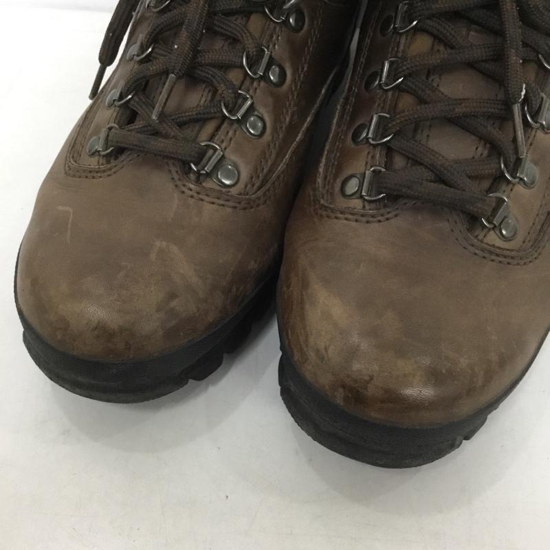 ティンバーランド Timberland ブーツ ショートブーツ ハイキングブーツ 9M ロゴ、文字 茶 / ブラウン /  メンズ USED 古着 中古 10143973