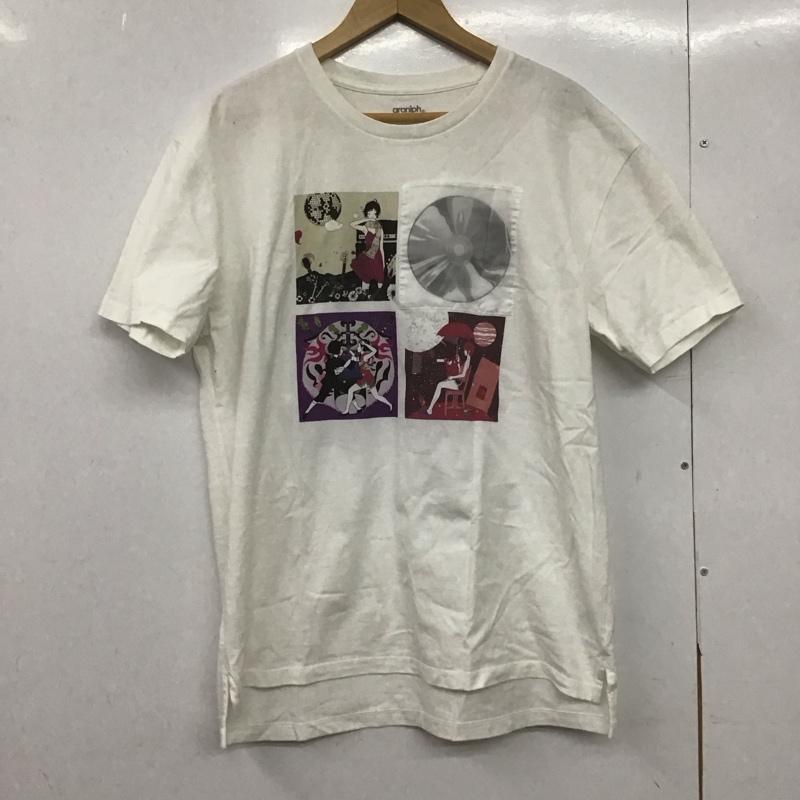 グラニフ graniph Tシャツ 半袖 半袖カットソー プリントTシャツ クルーネックカットソー M ロゴ、文字 白 / ホワイト /  メンズ USED 古着 中古 10148970