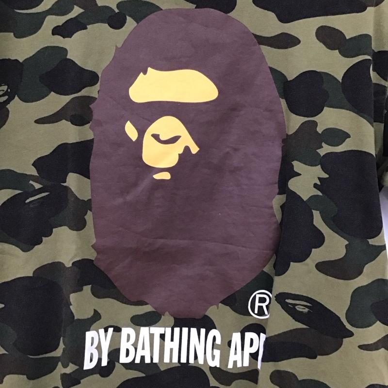 アベイシングエイプ A BATHING APE Tシャツ 半袖 半袖カットソー プリントTシャツ クルーネックカットソー L プリント マルチカラー / マルチカラー /  メンズ USED 古着 中古 10150592