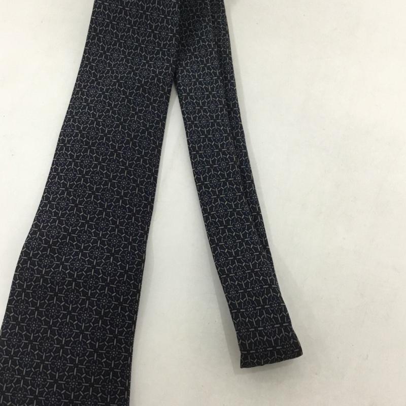 セリーヌ CELINE ネクタイ ネクタイ シルク 総柄 紺 / ネイビー /  メンズ USED 古着 中古 10128829