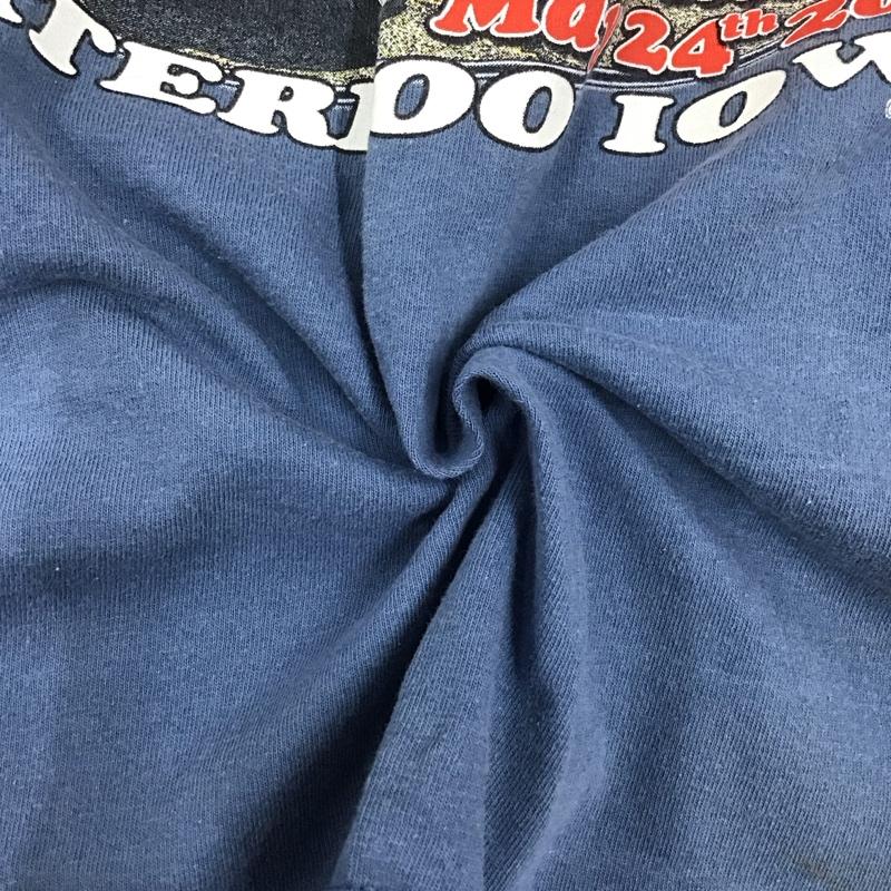 古着 USED Tシャツ 半袖 半袖カットソー プリントTシャツ クルーネックカットソー XL プリント 青 / ブルー /  メンズ USED 古着 中古 10116223