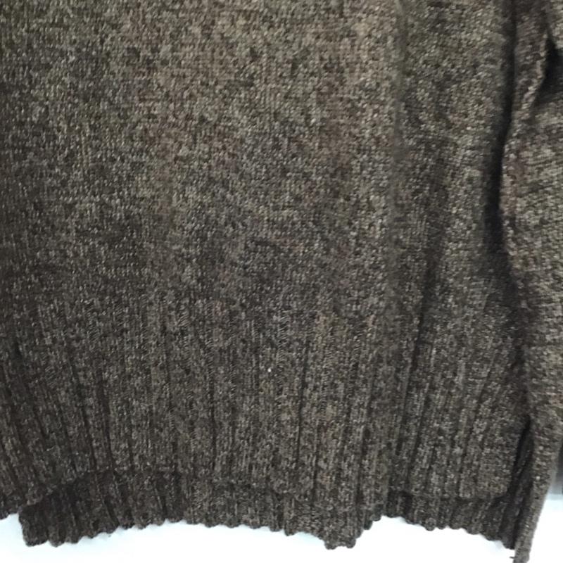 フリークスストア FREAK S STORE ニット、セーター 長袖 F19-LTK-35 ハイネック ラグランスリーブ FREE 無地 茶 / ブラウン /  レディース USED 古着 中古 10146599