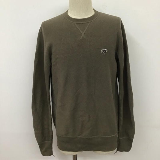 サイベーシックス SCYE BASICS トレーナー 長袖 5111-23502 ロゴワッペン 長袖スウェット トレーナー 40 ロゴ、文字 カーキ / カーキ /  メンズ USED 古着 中古 10111639