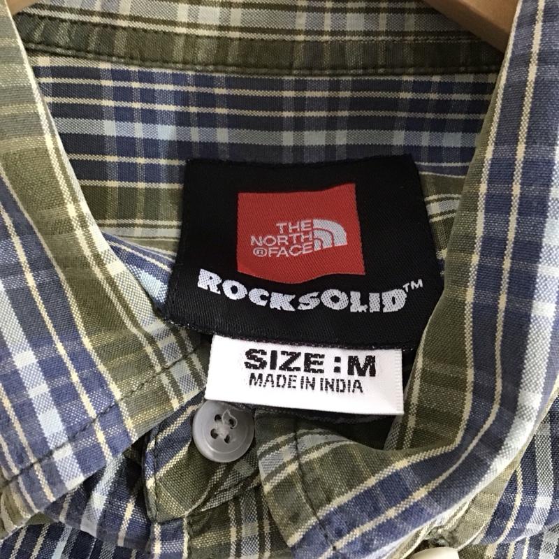 ザノースフェイス THE NORTH FACE シャツ、ブラウス 長袖 長袖シャツ チェックシャツ カラーシャツ ボタンダウンシャツ M チェック マルチカラー / マルチカラー /  メンズ USED 古着 中古 10141022