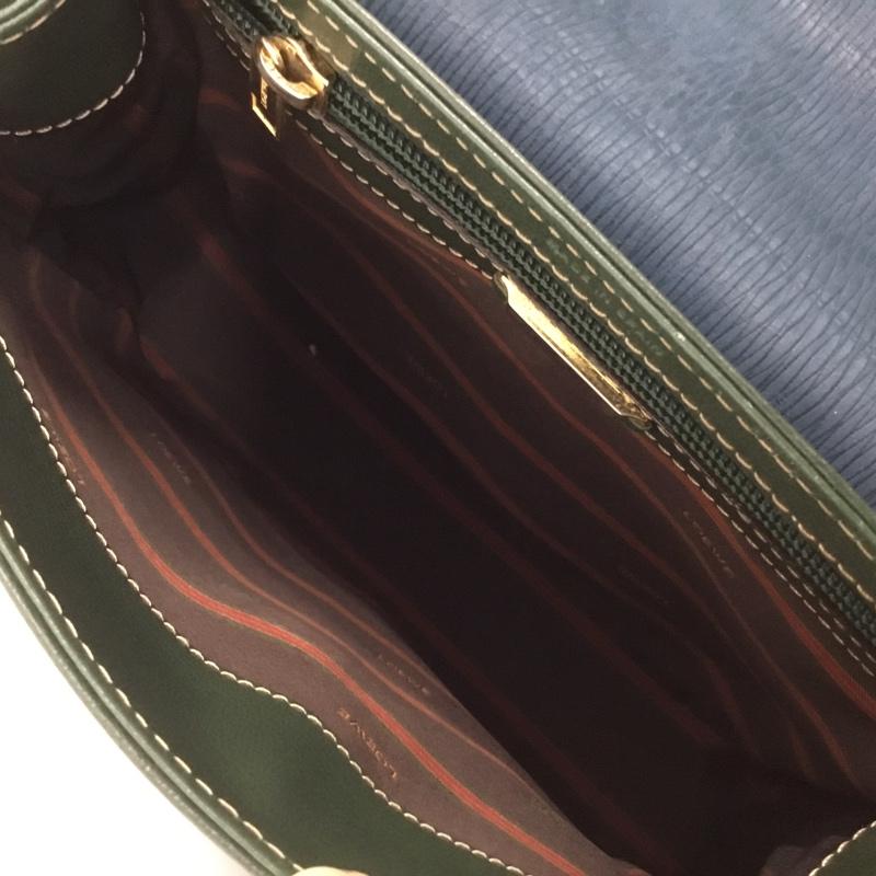 ロエベ LOEWE ショルダーバッグ ショルダーバッグ ベラスケス バイカラー ロゴ、文字 緑 / グリーン / X 青 / ブルー /  レディース USED 古着 中古 10147451