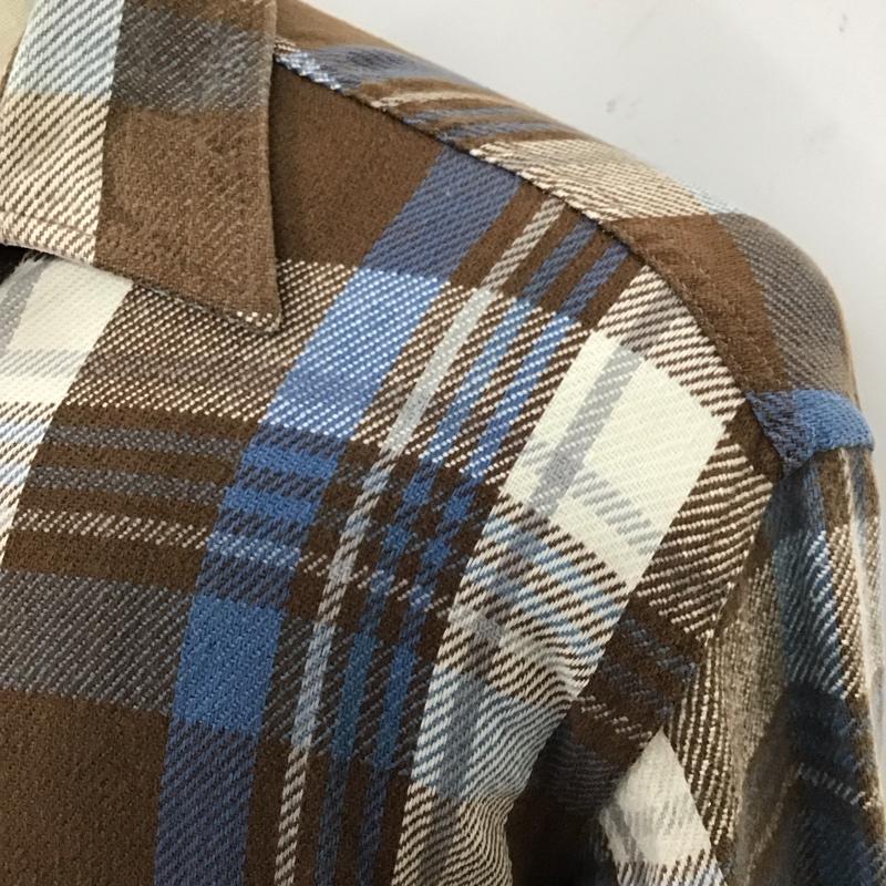 ビックマック BIGMAC シャツ、ブラウス 長袖 長袖シャツ カラーシャツ ポケットシャツ 長袖カットソー チェックシャツ 80s ポルトガル製 L チェック マルチカラー / マルチカラー /  メンズ USED 古着 中古 10119914