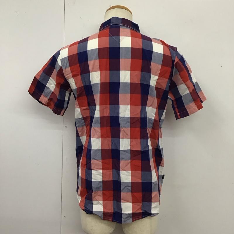 トミー TOMMY シャツ、ブラウス 半袖 半袖シャツ カラーシャツ 半袖カットソー チェックシャツ M チェック マルチカラー / マルチカラー /  メンズ USED 古着 中古 10123976