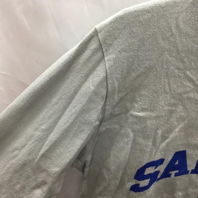 ドゥニーム Denime Tシャツ 長袖 M プリント 灰 / グレー /  メンズ USED 古着 中古 10110679