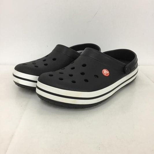 クロックス crocs サンダル サンダル クロックバンド M8 ロゴ、文字 黒 / ブラック /  メンズ USED 古着 中古 10149226