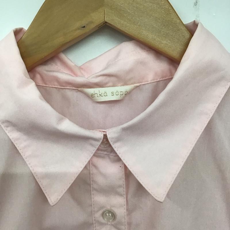 エヘカソポ ehka sopo シャツ、ブラウス 半袖 FREE 無地 桃 / ピンク /  レディース USED 古着 中古 10139991