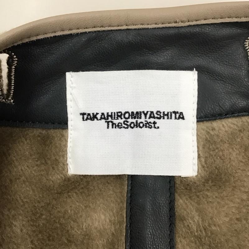タカヒロ ミヤシタ ザ ソロイスト TAKAHIRO MIYASHITA The SoloIst. ジャケット、上着 ジャケット、ブレザー sj.0013aw17 ブランケットジャケット ロングジャケット アウター 46 無地 ベージュ / ベージュ /  メンズ USED 古着 中古 10111689