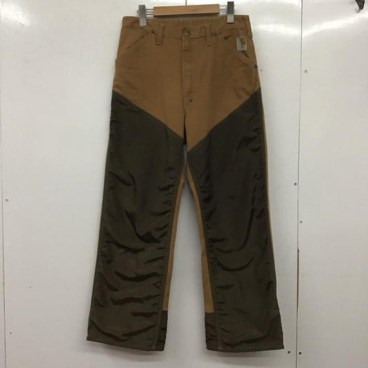 カーハート Carhartt パンツ ワークパンツ、ペインターパンツ ワークパンツ ワイドパンツ 70s ダブルニーハンティング 32インチ 無地 ベージュ / ベージュ /  メンズ USED 古着 中古 10138721