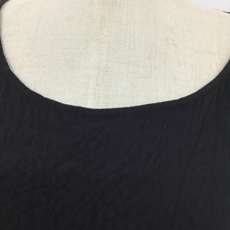 ザラベーシック ZARA BASIC ワンピース ロングスカート 長袖ロングワンピース フレアワンピース クルーネック S 無地 黒 / ブラック /  レディース USED 古着 中古 10119061