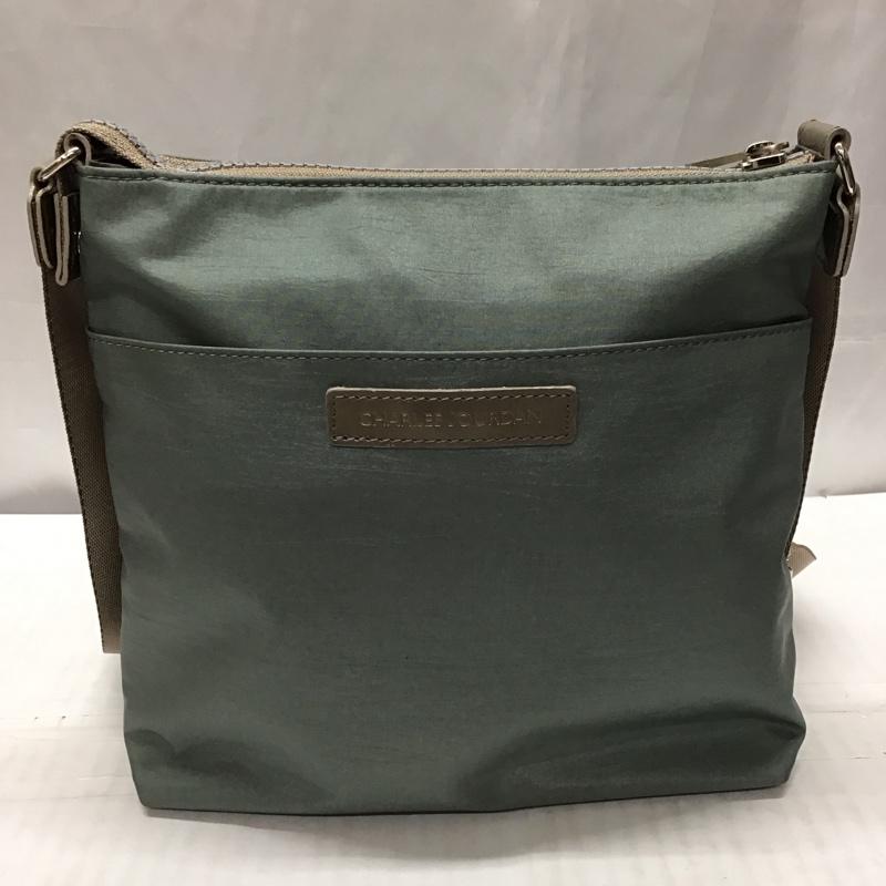 シャルルジョルダン CHARLES JOURDAN ショルダーバッグ ショルダーバッグ ロゴ、文字 水色 / ライトブルー /  レディース USED 古着 中古 10115845