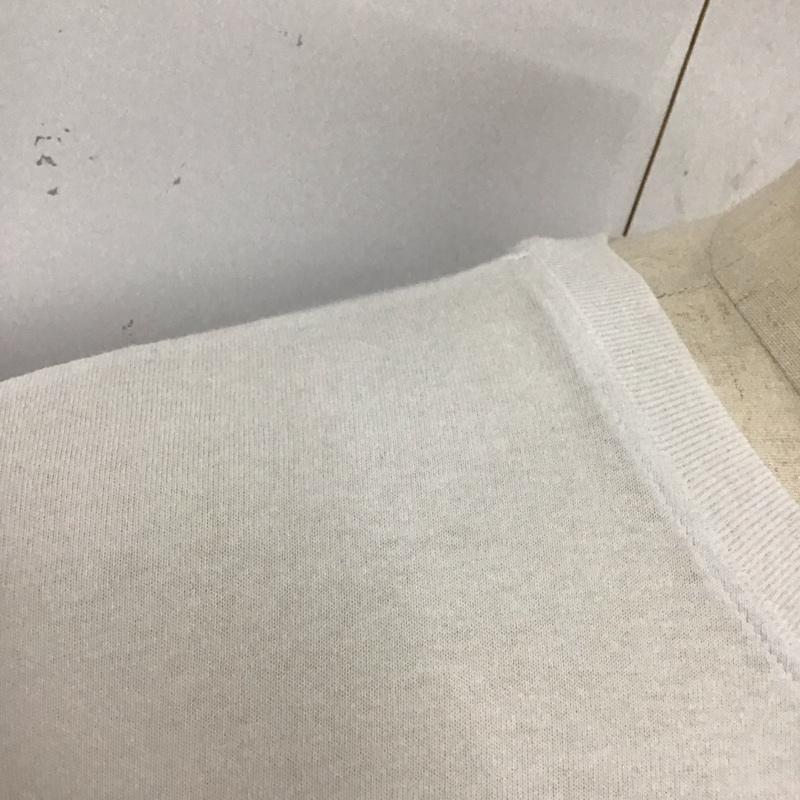 イグザンプル EXAMPLE Tシャツ 半袖 半袖カットソー プリントTシャツ クルーネックカットソー L プリント 白 / ホワイト /  メンズ USED 古着 中古 10117845