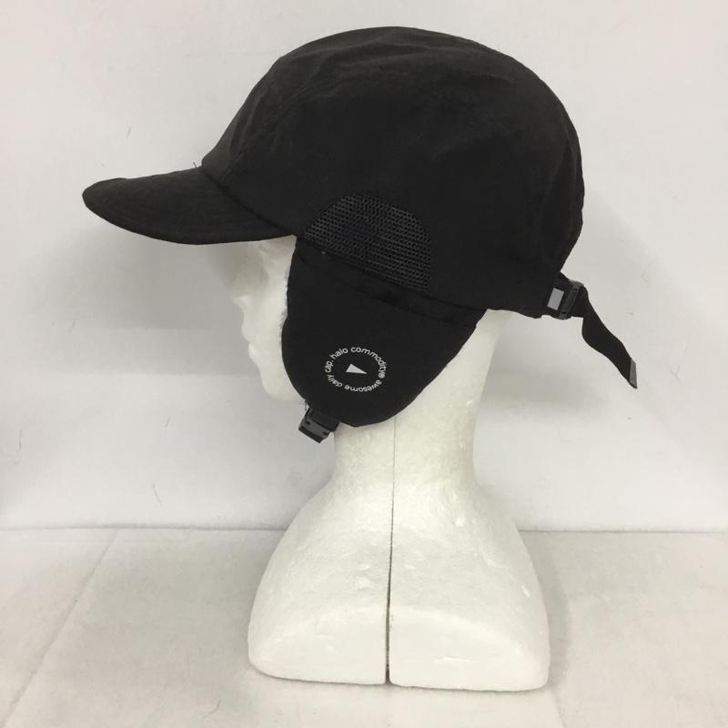 ハロ コモディティー halo commodity 帽子 キャップ h223-230 Hares Cap ロゴ、文字 黒 / ブラック /  メンズ USED 古着 中古 10140486