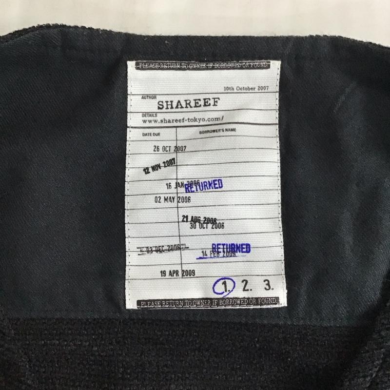 シャリーフ SHAREEF シャツ、ブラウス 長袖 15713049 ノーカラー ロングシャツ 1 無地 黒 / ブラック / X 青 / ブルー /  メンズ USED 古着 中古 10121355