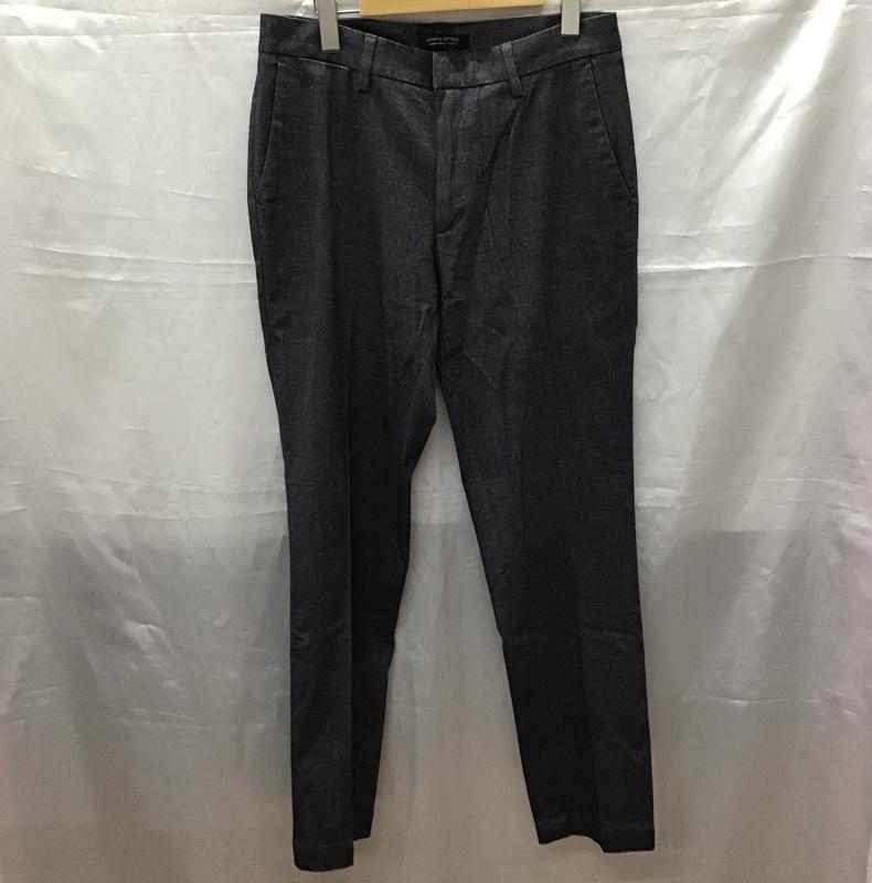 バナナリパブリック BANANA REPUBLIC パンツ スラックス スリムスラックスパンツ センタータックパンツ 31インチ 無地 灰 / グレー /  メンズ USED 古着 中古 10116879