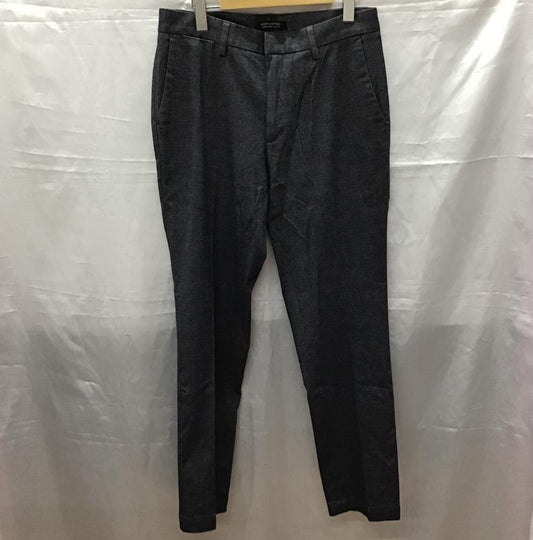 バナナリパブリック BANANA REPUBLIC パンツ スラックス スリムスラックスパンツ センタータックパンツ 31インチ 無地 灰 / グレー /  メンズ USED 古着 中古 10116879