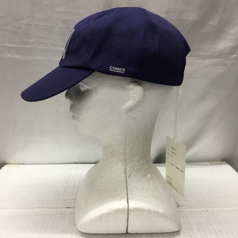 カムズアンドゴーズ COMESANDGOES 帽子 キャップ 21826-05-ark NYBYC 1935 CAP タグ付き ロゴ、文字 紺 / ネイビー /  メンズ USED 古着 中古 10121008