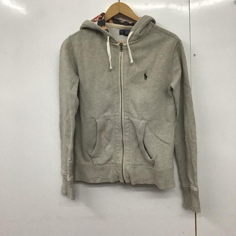 ポロバイラルフローレン Polo by RALPH LAUREN パーカー 長袖 ジップパーカー S 無地 灰 / グレー /  メンズ USED 古着 中古 10142898