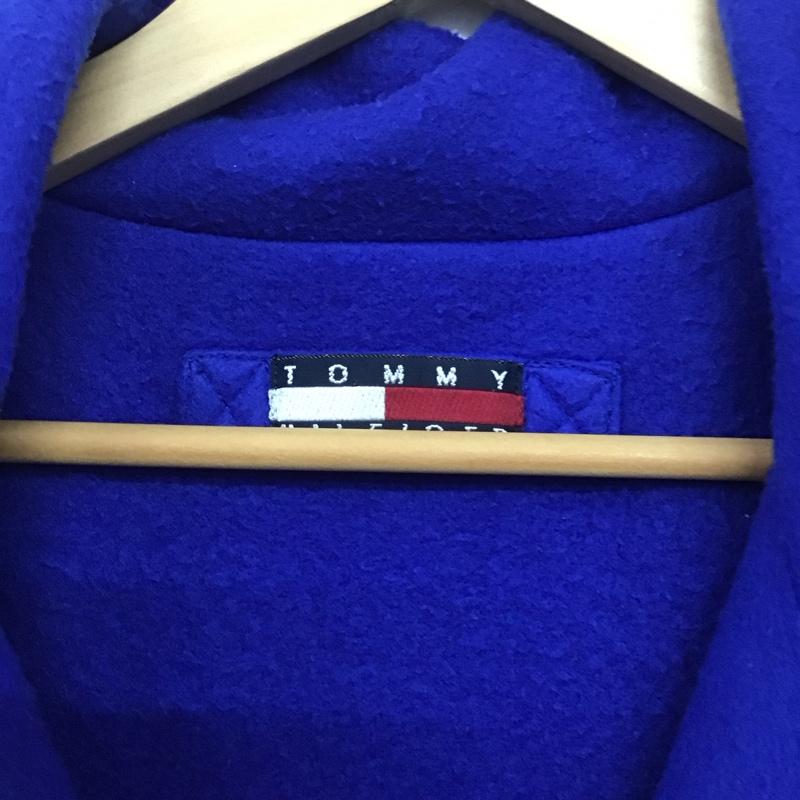 トミーヒルフィガー TOMMY HILFIGER ジャケット、上着 ジャンパー、ブルゾン ジップアップジャケット アウター 古着 L ロゴ、文字 赤 / レッド / X 紺 / ネイビー /  メンズ USED 古着 中古 10144793