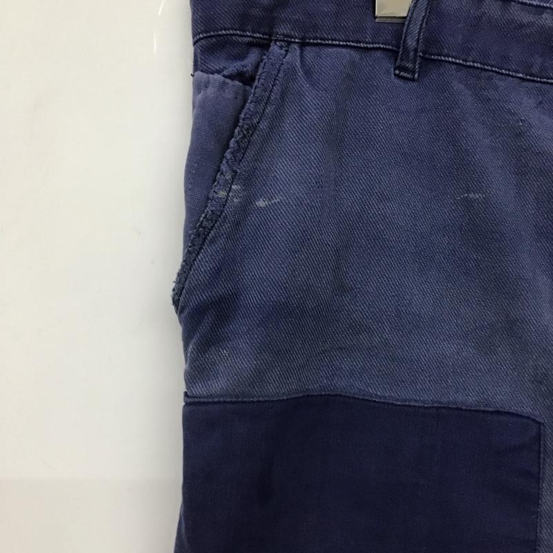 古着 USED パンツ デニム、ジーンズ デニムパンツ ワイドパンツ カジュアルパンツ 無地 青 / ブルー /  メンズ USED 古着 中古 10140621