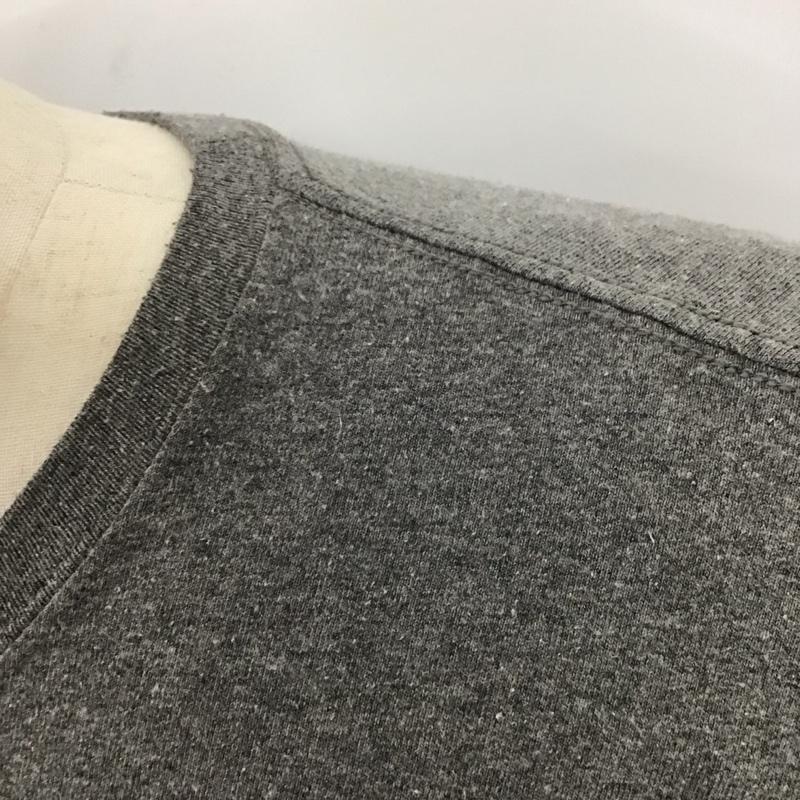 パタゴニア patagonia カットソー 長袖 長袖カットソー クルーネックカットソー ロングスリーブカットソー プリントTシャツ M ロゴ、文字 灰 / グレー /  メンズ USED 古着 中古 10120319