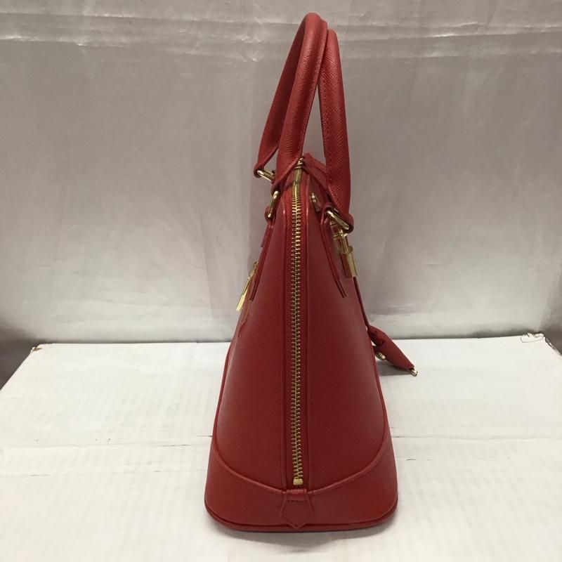 サマンサタバサ Samantha Thavasa ハンドバッグ ハンドバッグ ショルダー 2WAY 無地 赤 / レッド / X 金 / ゴールド /  レディース USED 古着 中古 10112183