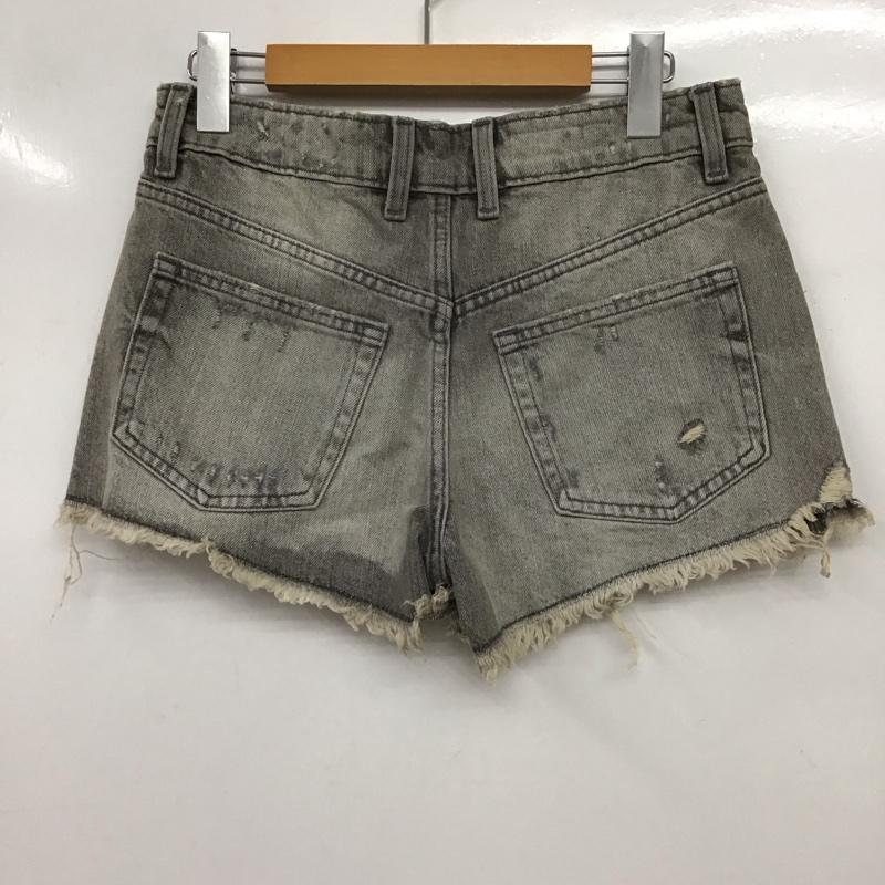 ザラ ZARA パンツ ショートパンツ 3660/079/802 34 無地 灰 / グレー /  レディース USED 古着 中古 10149050