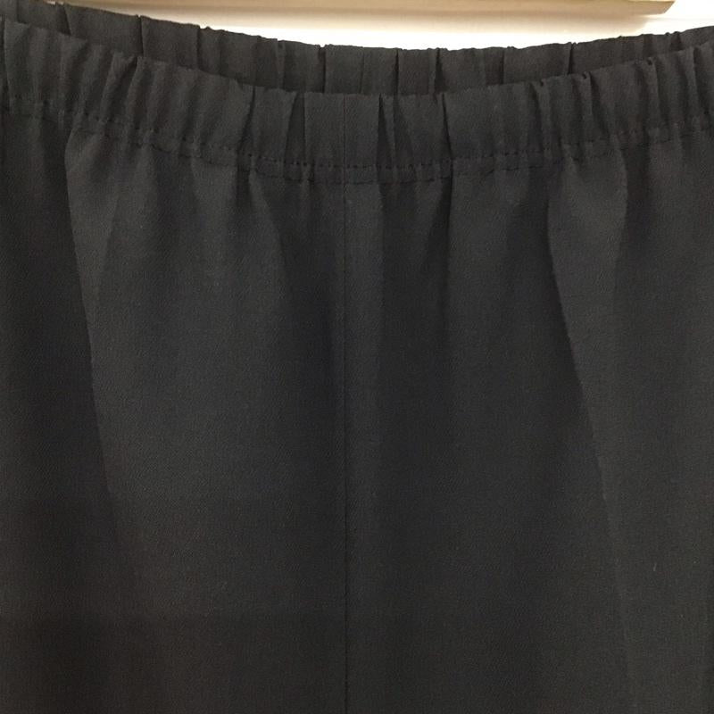 ユナイテッドアローズアンドサンズ UNITED ARROWS & SONS パンツ スラックス スラックスパンツ ワイドパンツ カジュアルパンツ M 無地 黒 / ブラック /  レディース USED 古着 中古 10147206