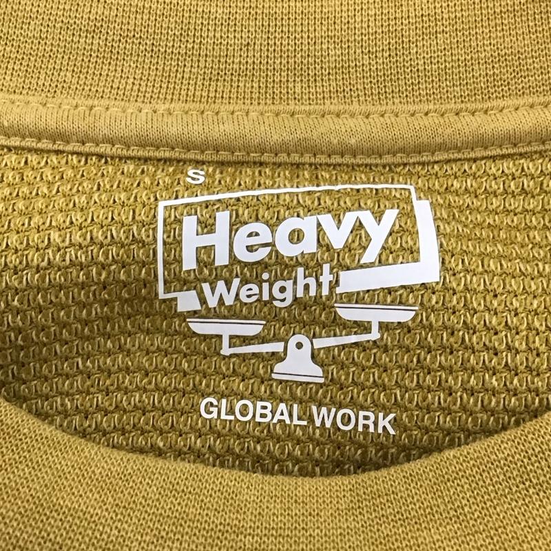 グローバルワーク GLOBAL WORK Tシャツ 半袖 半袖カットソー ワッフルTシャツ クルーネックカットソー S 無地 マスタード / マスタード /  メンズ USED 古着 中古 10143230