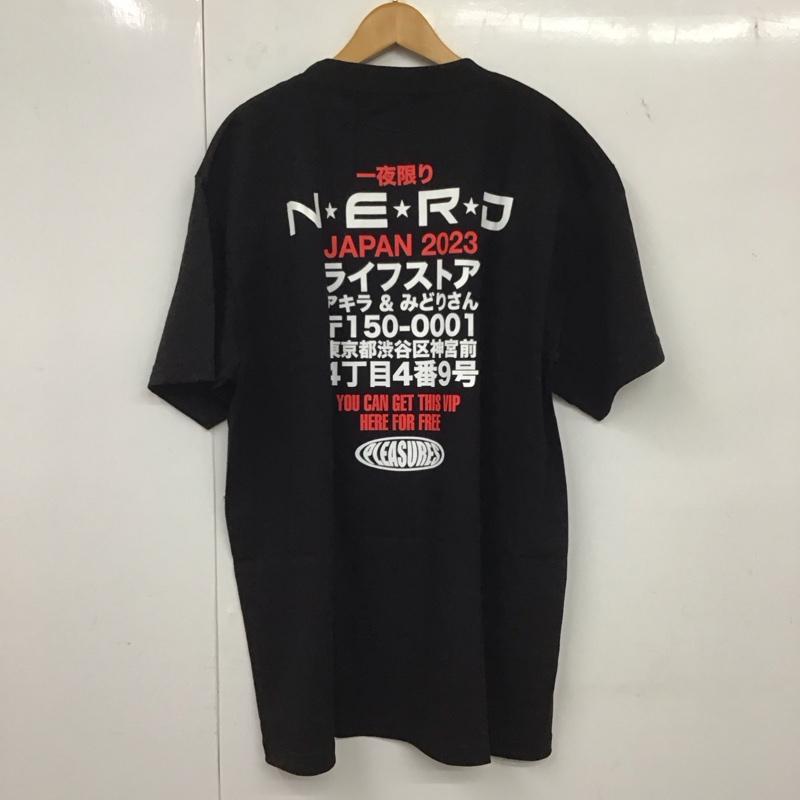 プレジャー PLEASURES Tシャツ 半袖 XL プリント 黒 / ブラック /  メンズ USED 古着 中古 10134962