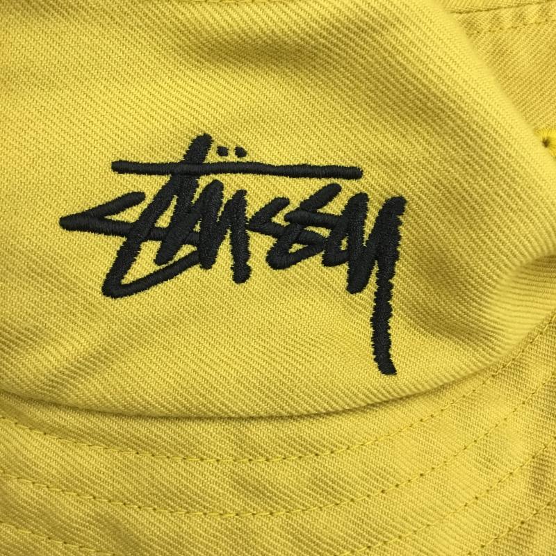 ステューシー STUSSY 帽子 ハット FREE ロゴ、文字 マスタード / マスタード /  メンズ USED 古着 中古 10140575