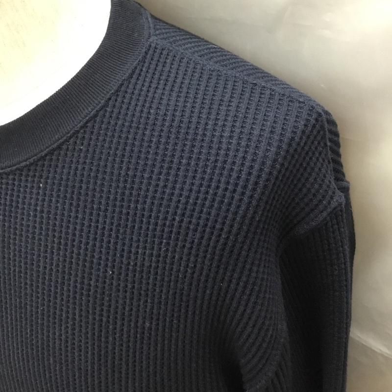 アデイインザライフ ユナイテッドアローズ A day in the life UNITED ARROWS カットソー 長袖 長袖カットソー クルーネックカットソー ロングスリーブカットソー 無地Tシャツ XL 無地 紺 / ネイビー /  メンズ USED 古着 中古 10113363