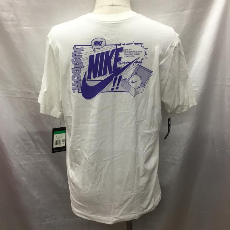 ナイキ NIKE Tシャツ 半袖 ct6869-100 NSWFTWRDSTRDTEE 半袖カットソー プリントTシャツ XL プリント 白 / ホワイト /  メンズ USED 古着 中古 10121059