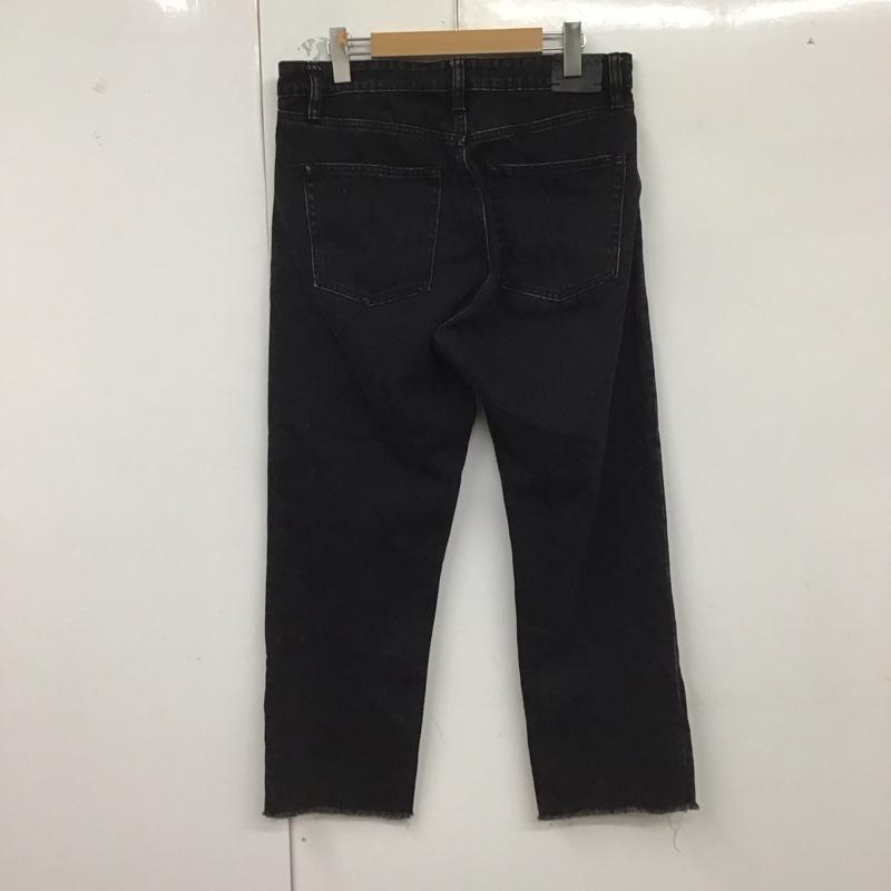 ザラ ZARA パンツ デニム、ジーンズ 40 無地 黒 / ブラック /  レディース USED 古着 中古 10129809