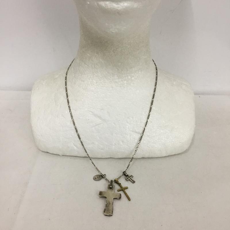 アンプジャパン amp japan アクセサリー ネックレス、ペンダント トリプルクロス 無地 銀 / シルバー /  メンズ USED 古着 中古 10149458